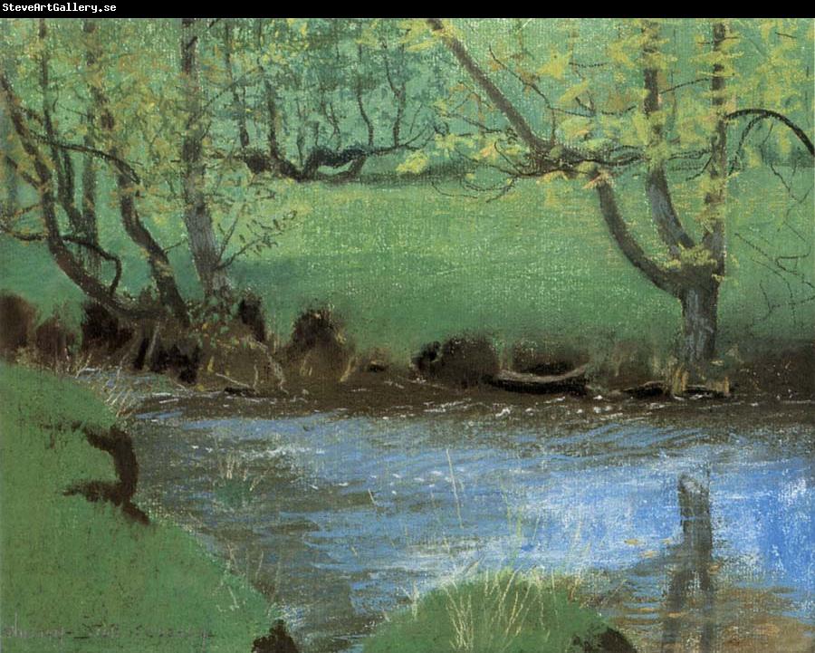 William Stott of Oldham The Mill Stream